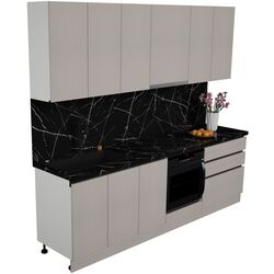 Bucatarie Art Flame Gola SM 2.6m (Grey) Thumb