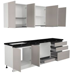 Bucatarie Art Flame Gola SM 2.6m (Grey) Thumb