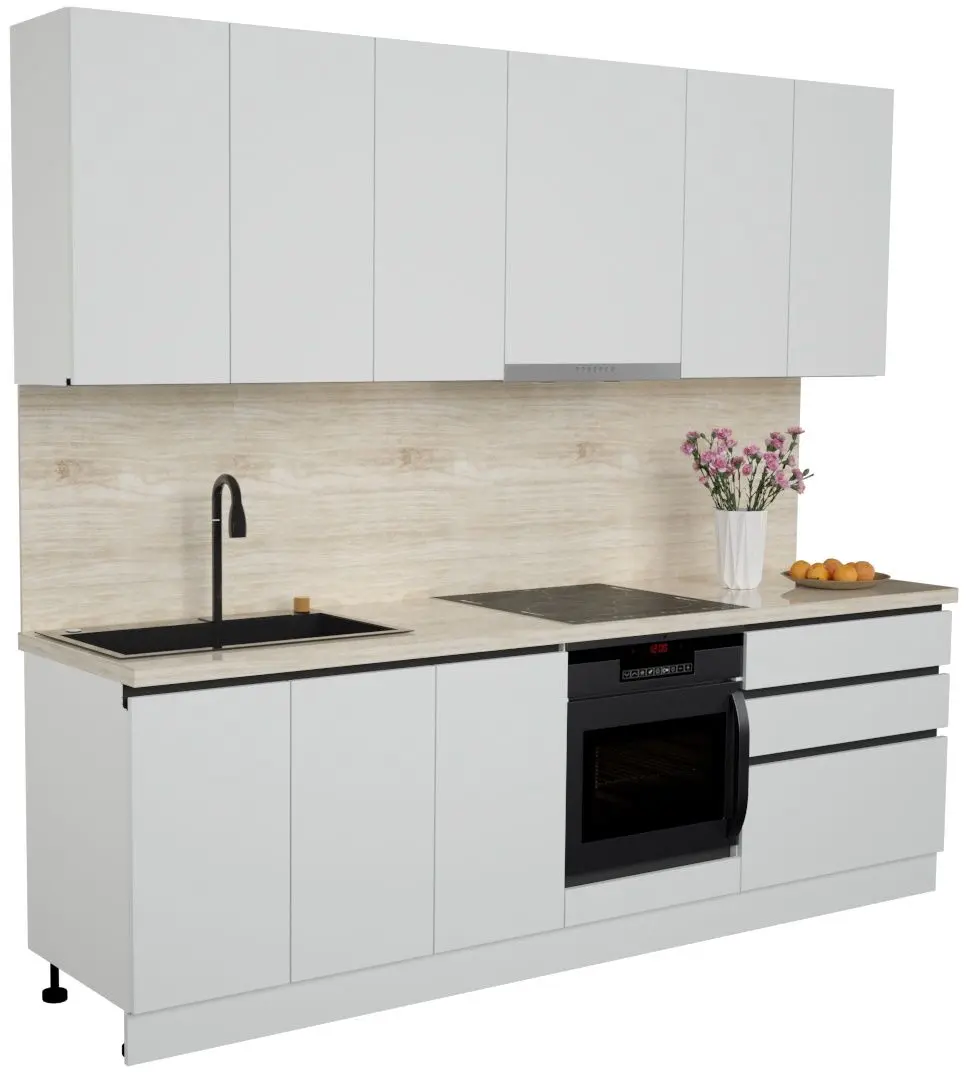 Bucatarie Art Flame Gola SM 2.6m (White)