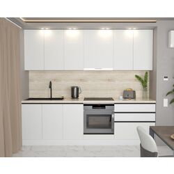 Bucatarie Art Flame Gola SM 2.6m (White)