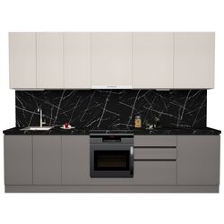 Кухня Art Flame Gola SM 3.0м (Cream/Stone Grey) Thumb
