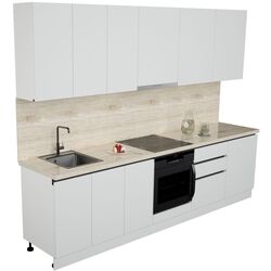 Bucatarie Art Flame Gola SM 3.0m (White) Thumb