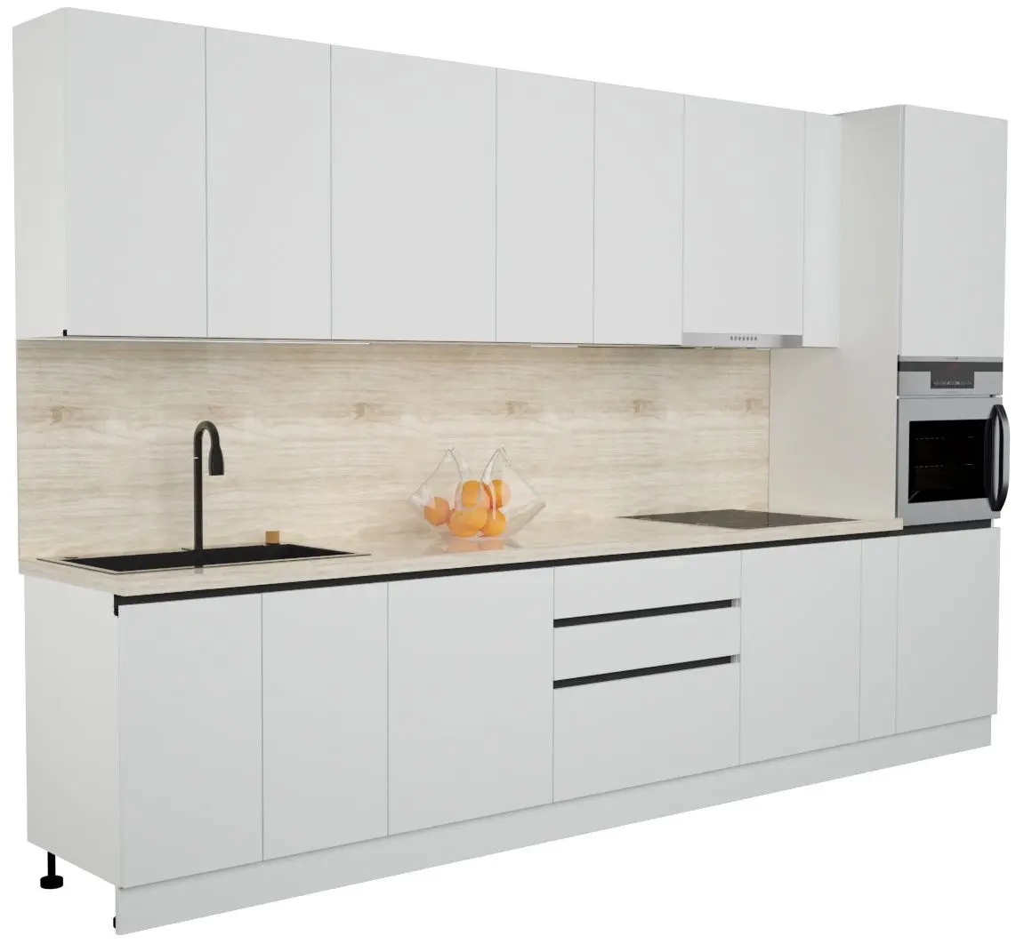 Bucatarie Art Flame Gola SM 3.6m (White)