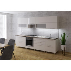 Кухня Bafimob Blum с витриной 2.8м МДФ глянец Thumb