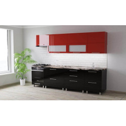 Кухня Bafimob Blum с витриной 2.8м МДФ глянец Thumb