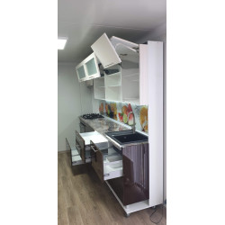 Кухня Bafimob Blum с витриной 2.8м МДФ глянец Thumb