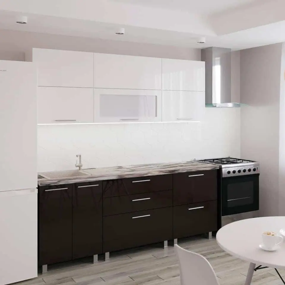 Кухня Bafimob Blum с витриной 2м МДФ глянец - 2