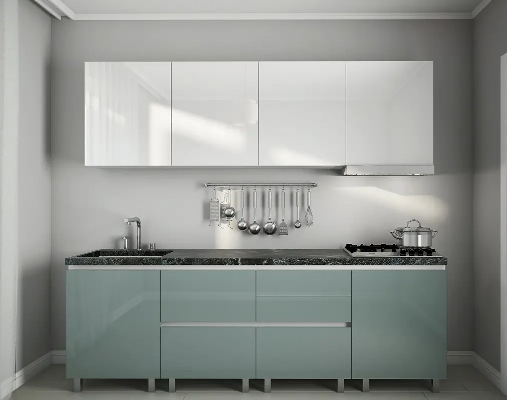 Кухня Bafimob Гола 2 2.4м МДФ глянец - 2