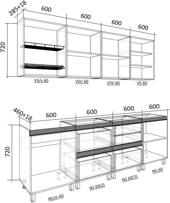 Кухня Bafimob Гола 3 2.4м МДФ глянец - 3