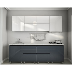 Кухня Bafimob Гола 3 2.4м МДФ глянец