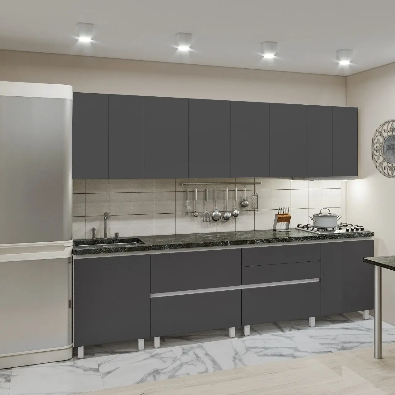 Кухня Bafimob Гола 4 2.8м МДФ АГТ - 2