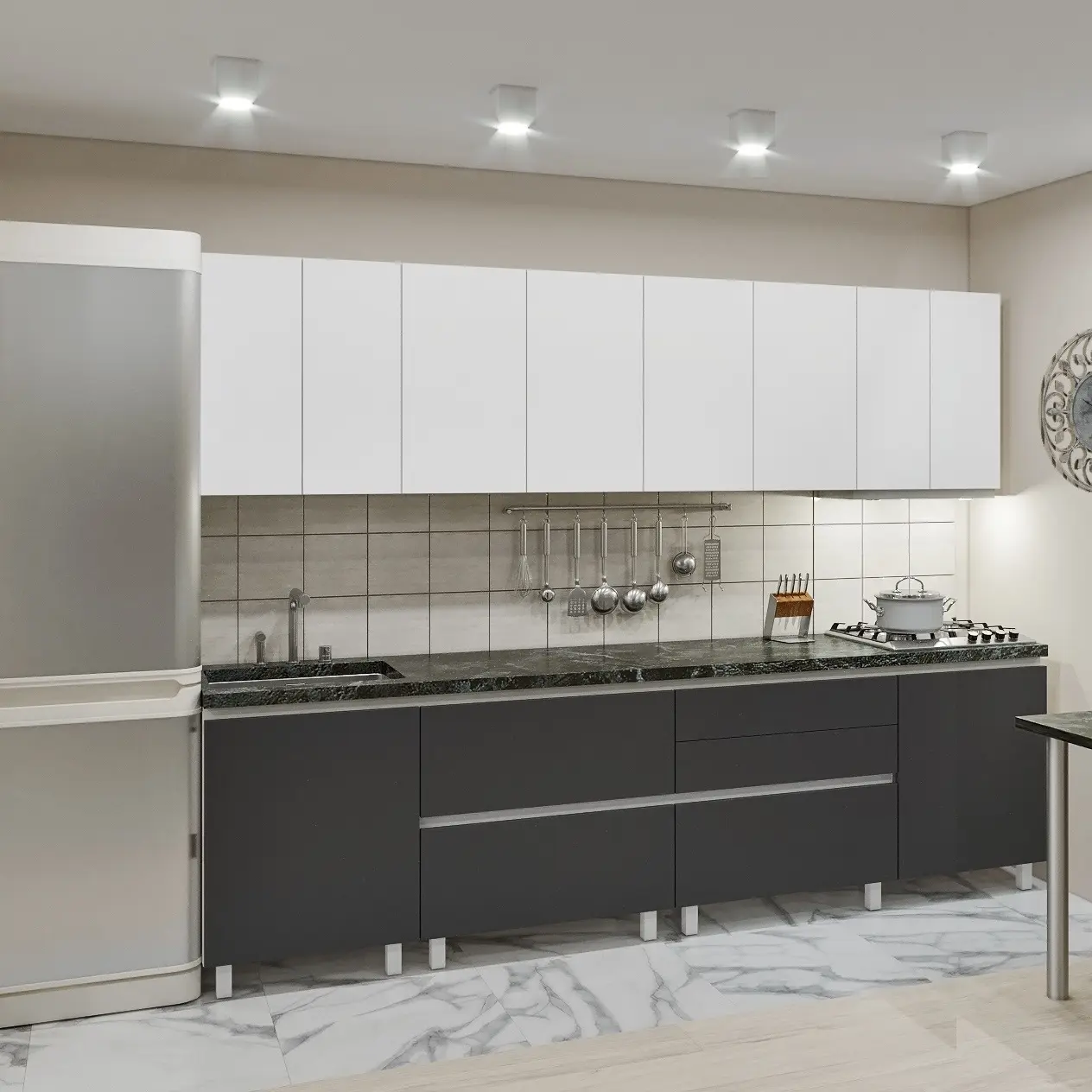 Кухня Bafimob Гола 4 2.8м МДФ АГТ - 3