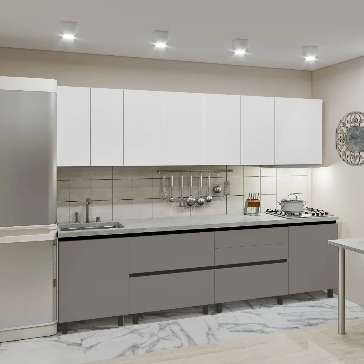 Кухня Bafimob Гола 4 2.8м МДФ АГТ - 4