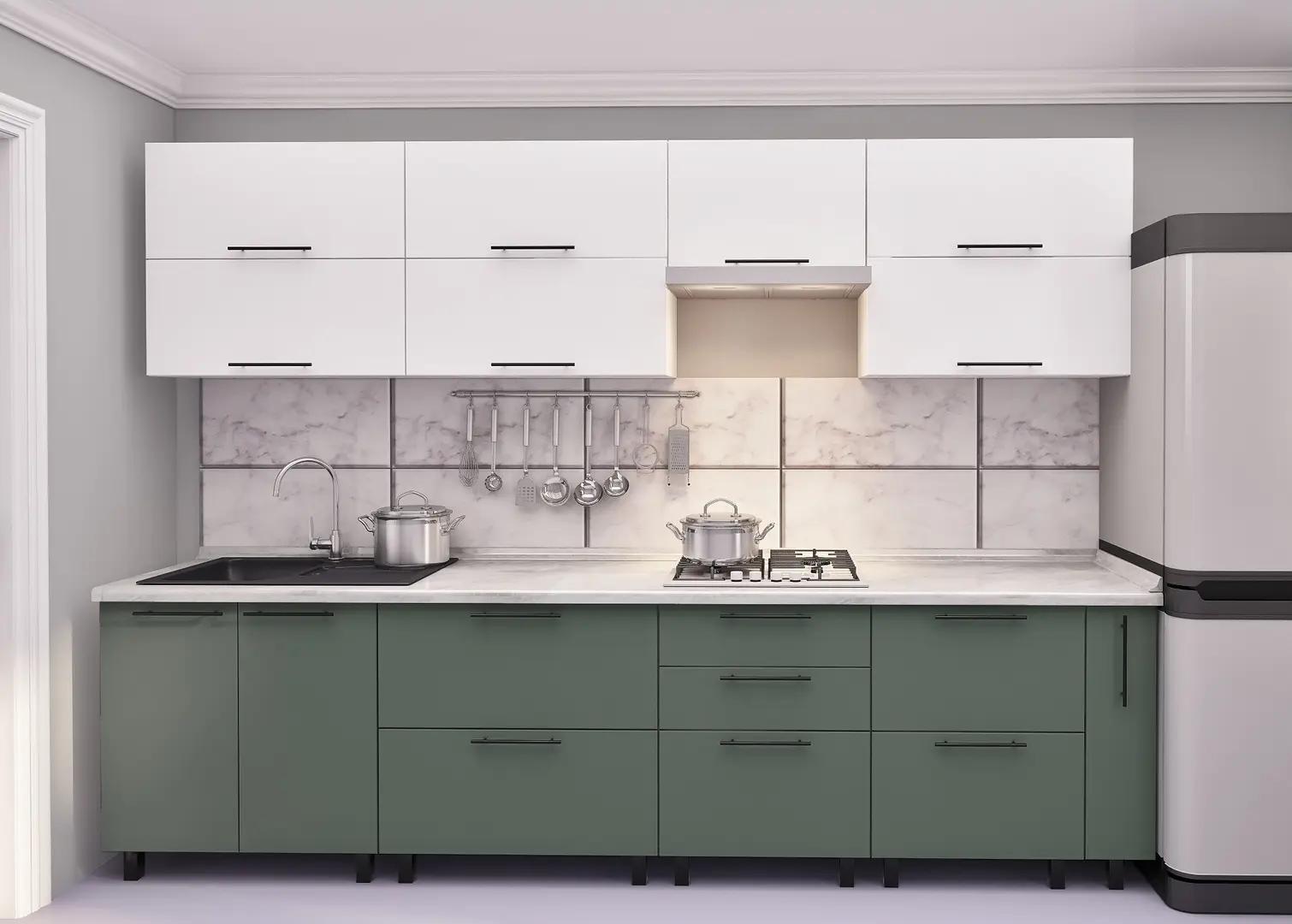 Кухня Bafimob Квадро 3м МДФ АГТ