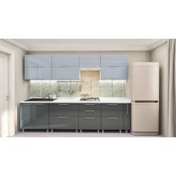 Кухня Bafimob Квадро 3м МДФ глянец