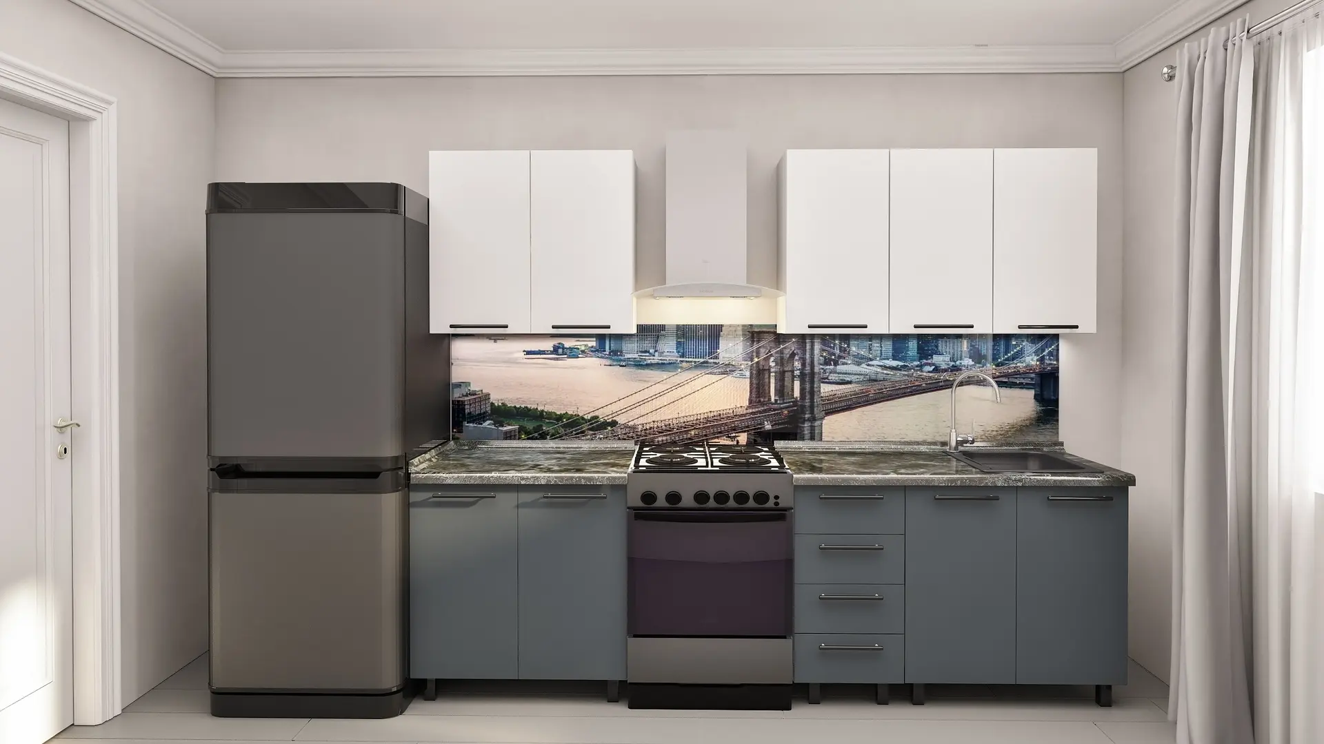 Кухня Bafimob Лена 2м МДФ АГТ