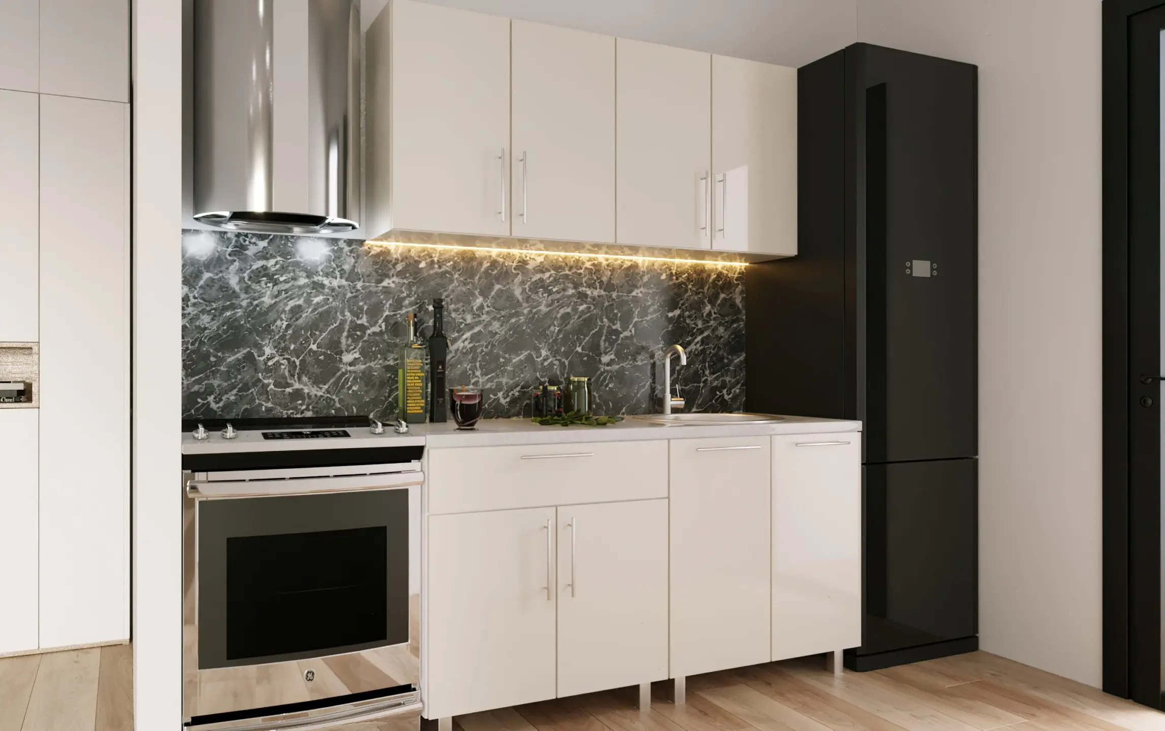 Кухня Bafimob Мини 1.2м МДФ глянец - 2