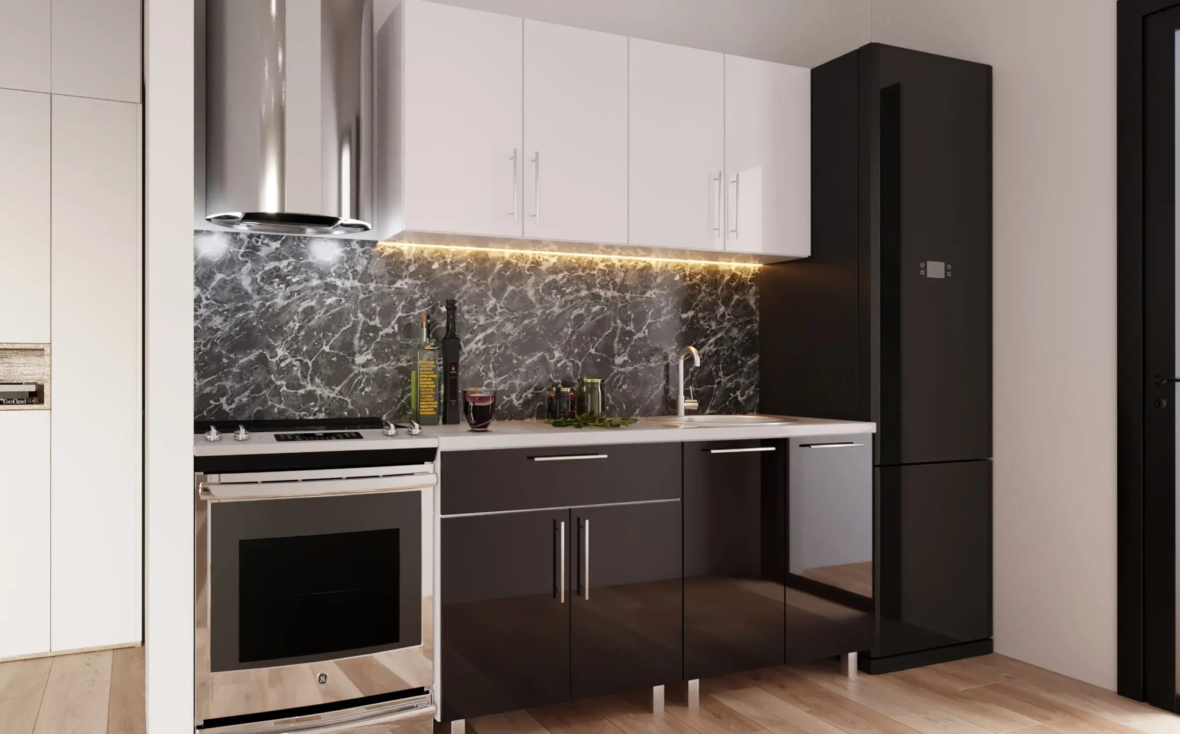 Кухня Bafimob Мини 1.2м МДФ глянец - 6