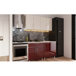 Кухня Bafimob Мини 1.4м МДФ глянец Thumb