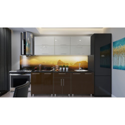 Bucatarie Bafimob Modern 2.2m MDF lucios