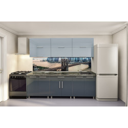 Bucatarie Bafimob Modern 2.4m MDF lucios