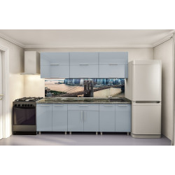 Bucatarie Bafimob Modern 2.4m MDF lucios Thumb