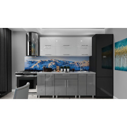 Bucatarie Bafimob Modern 2m MDF lucios