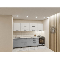 Кухня Bafimob Prima-Y 2.8m (Grey/Light Grey)