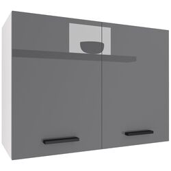 Bucatarie Belini Kompakto2 INF KOMPAKTO2/2/WT/S/0/B1 1.6m (Gray High Gloss) Thumb