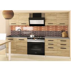 Bucatarie Belini Kompakto2 TOR KOMPAKTO2/3/WT/DS/0/B1 1.6m (Sonoma Oak)