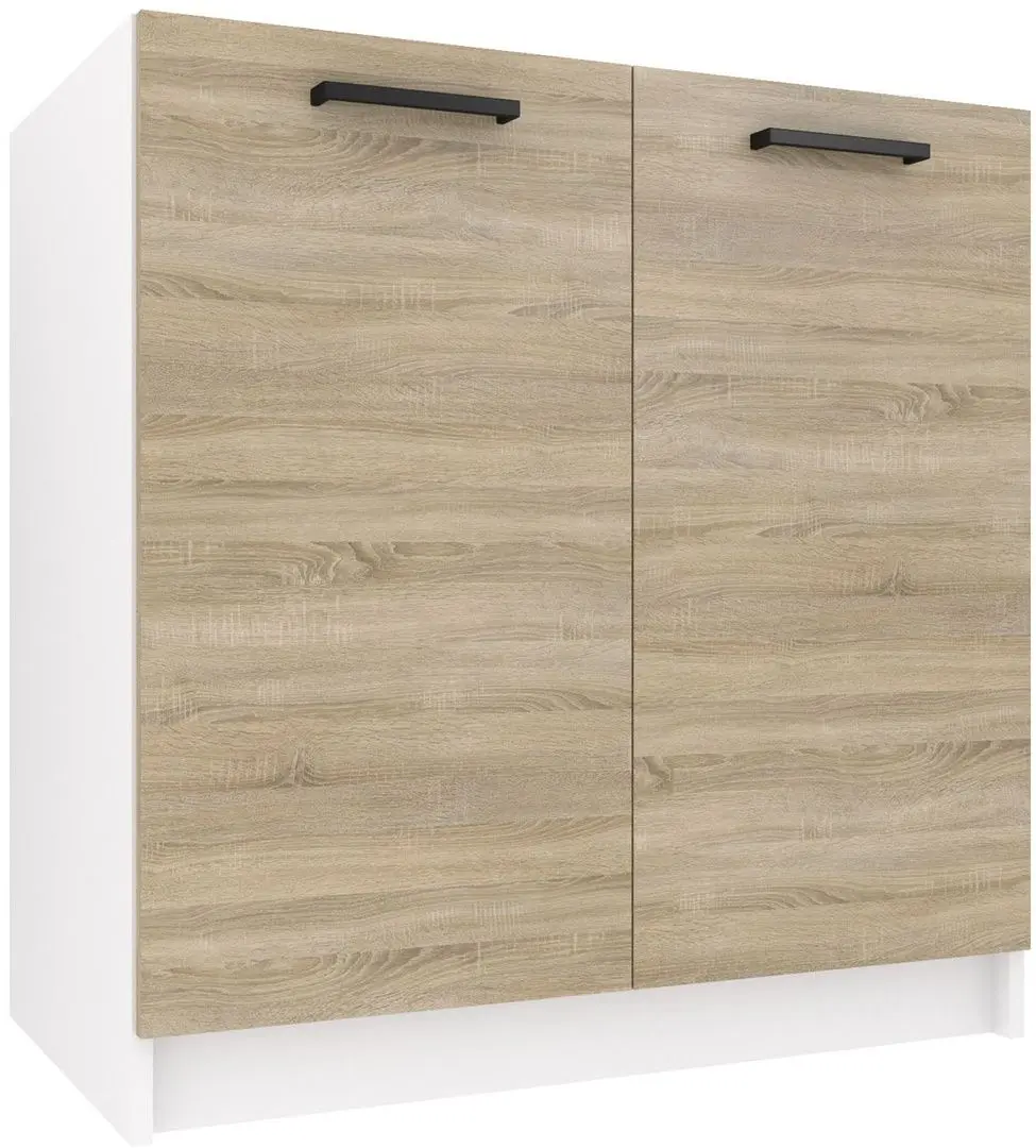 Bucatarie Belini Kompakto2 TOR KOMPAKTO2/3/WT/DS/0/B1 1.6m (Sonoma Oak)