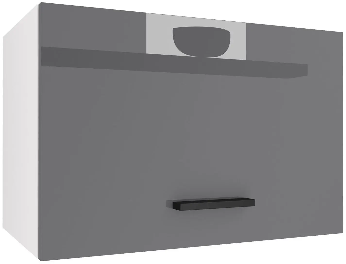 Bucatarie Belini Laurentio2 INF LAURENTINO2/2/WT/S/0/B1 1.8m (Gray High Gloss)