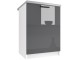 Bucatarie Belini Laurentio2 INF LAURENTINO2/2/WT/S/0/B1 1.8m (Gray High Gloss)