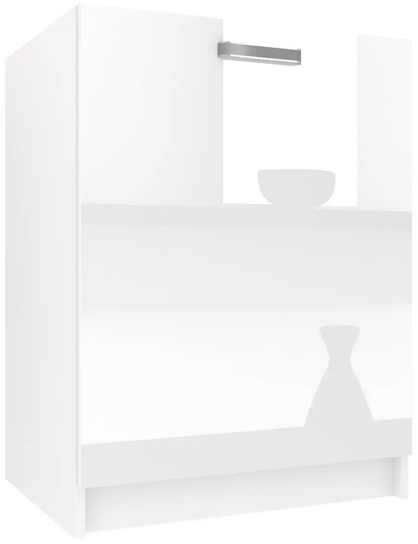 Bucatarie Belini Laurentio2 INF LAURENTINO2/2/WT/W/0/B1 1.8m (White High Gloss)