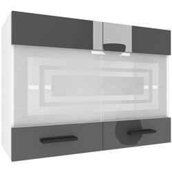 Bucatarie Belini Lidia2 INF LIDIA2/6/WT/S/0/B1 3.6m (Gray High Gloss) Thumb