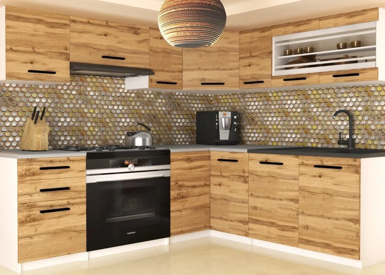 Кухня Belini Lidia2 TOR LIDIA2/4/WT/DW/0/B1 3.6m (Wotan Oak)