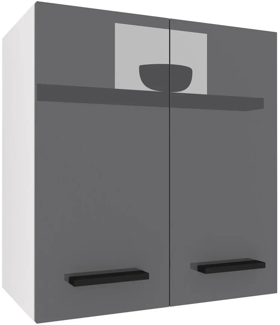 Bucatarie Belini Marika2 INF MARIKA2/5/WT/S/0/B1 2.4m (Gray High Gloss)