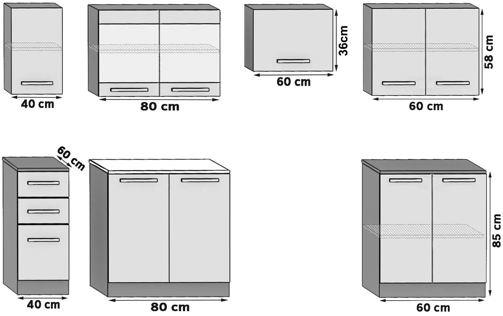 Bucatarie Belini Marika2 TOR MARIKA2/4/WT/WT/0/B1 2.4m (White Matt)