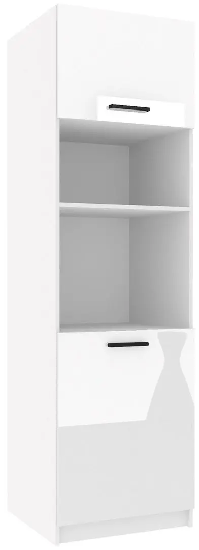 Bucatarie Belini Paula2 INF PAULA2/4/WT/W/0/B1 2.4m (White High Gloss)