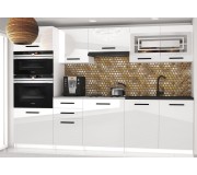 Bucatarie Belini Paula2 INF PAULA2/4/WT/W/0/B1 2.4m (White High Gloss)