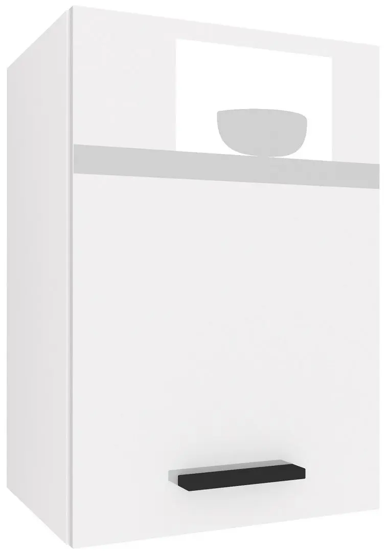 Bucatarie Belini Paula2 INF PAULA2/4/WT/W/0/B1 2.4m (White High Gloss)