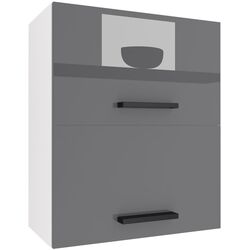 Bucatarie Belini Primera2 INF PRIMERA2/2/WT/S/0/B1 1.8m (Gray High Gloss) Thumb