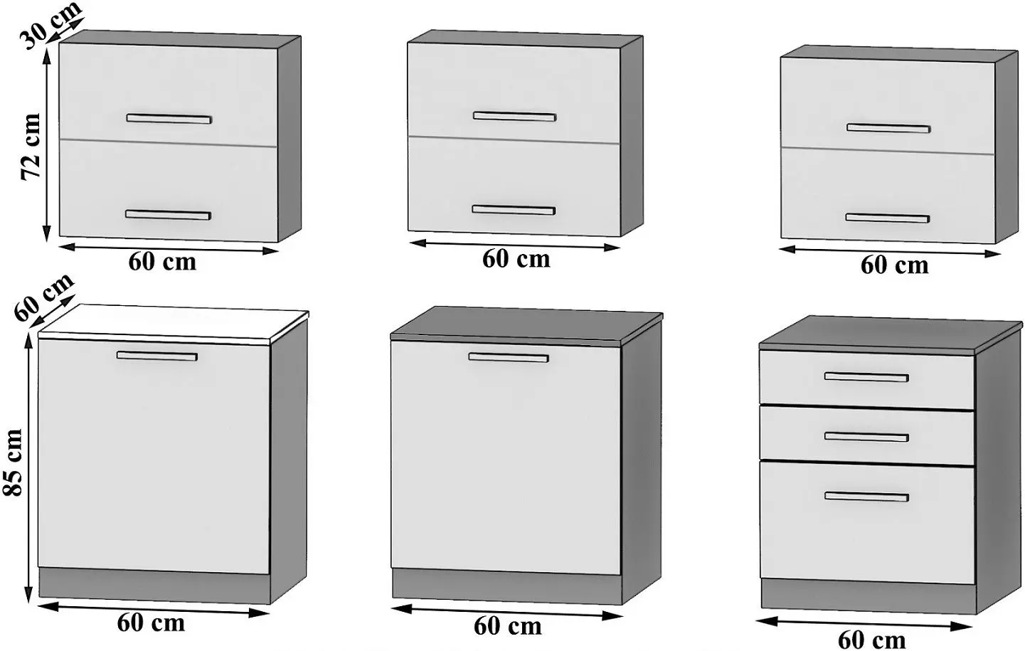 Bucatarie Belini Primera2 TOR PRIMERA2/2/WT/DS/0/B1 1.8m (Sonoma Oak)