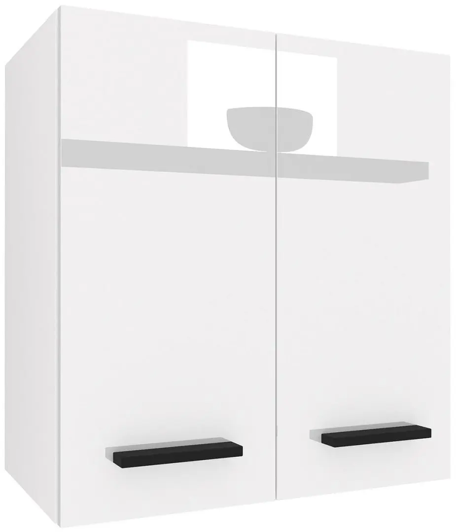 Bucatarie Belini Sonik2 INF SONIK2/2/WT/W/0/B1 1.8m (White High Gloss)