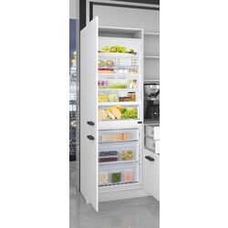 Bucatarie Belini Syntka2 INF SYNTKA2/5/WT/W/0/B1 3.0m (White High Gloss) Thumb