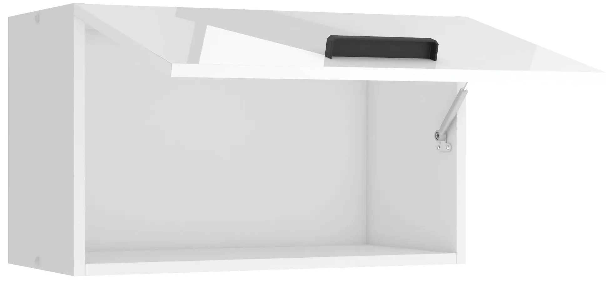 Bucatarie Belini Syntka2 INF SYNTKA2/5/WT/W/0/B1 3.0m (White High Gloss)