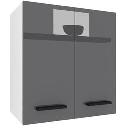 Кухня Belini Tiesto2 INF TIESTO2/3/WT/S/0/B1 1.2m (Gray High Gloss) Thumb