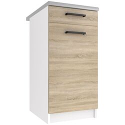 Bucatarie Belini UniqaGrande TOR UNIQAGRANDE/5/WT/DS/0/B1 4.2m (Sonoma Oak) Thumb