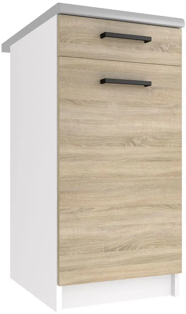 Bucatarie Belini UniqaGrande TOR UNIQAGRANDE/5/WT/DS/0/B1 4.2m (Sonoma Oak)