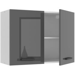 Bucatarie Belini Uniqaplus INF UNIQAPLUS/5/WT/S/0/B1 4.2m (Gray High Gloss) Thumb